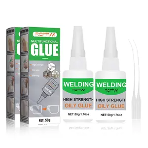 2 PCS Oily Glue Welding High-Strength Oily Glue All Purpose Multipurpose Super Glue for Metal & Wood Ceramics, Wood