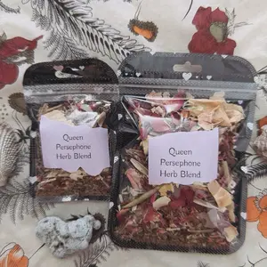 Persephone Worship Herb Blend, Persephone Devotee Offering, Greek Deity Herbs, Underworld Goddess Offerings, Chthonic Goddess Worship Tool