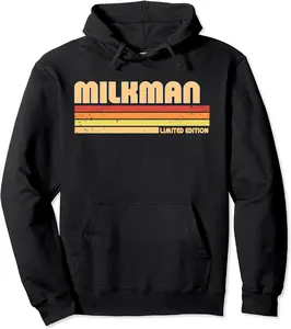 MILKMAN Funny Personalized Title Profession Birthday Idea Pullover Hoodie - Laronstu Shop 77B0CL39C6QY