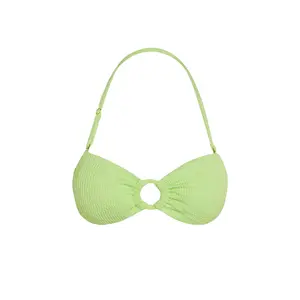 Costa Rica Top - Honeydew Summer Plaid