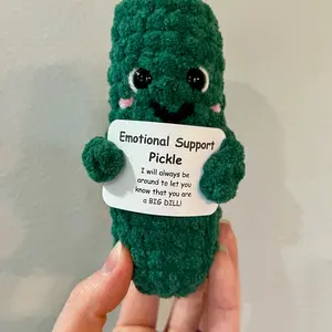 Crochet Emotional Support Pickle