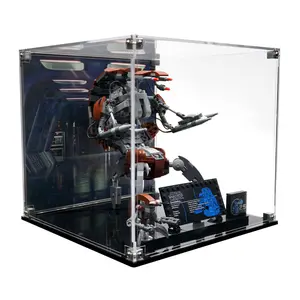 Acrylic Display Case UV Print Compatible with LEGO® 75381 Star Wars Droideka – Set Not Included
