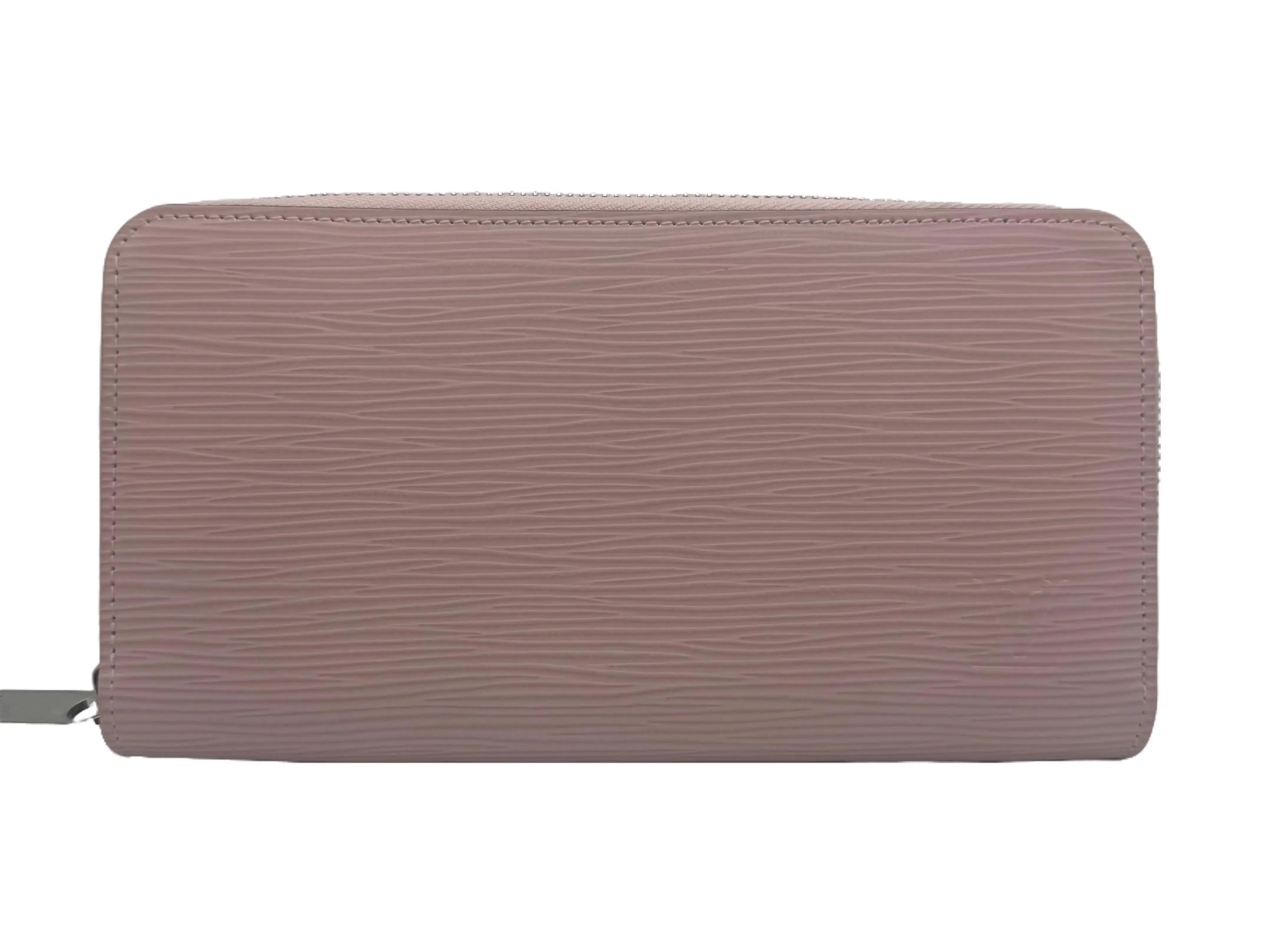 Pre-owned Louis Vuitton Epi Leather small leather goods Zippy Wallet in Rose Valerine Epi Leather