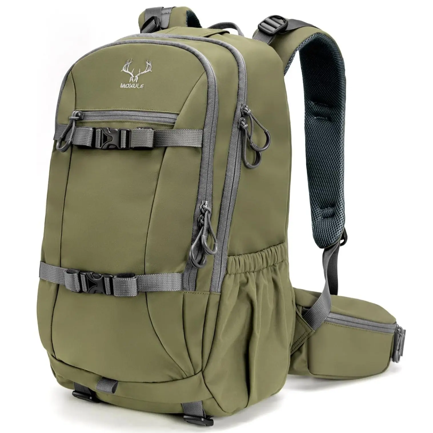 Adults' 25L Camo Stealth 500D Nylon Water-Resistant Backpack - Concealed & Durable Hunting Rucksack with Rain Cover, Honeycomb Back Pad, Adjustable Belt, Easy Access, Camping Hiking Daypack, Birthday Gift Option