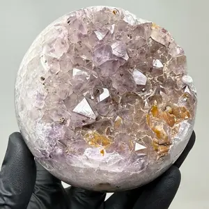 4.0” inch Amethyst Sphere Druzy Cluster Specimen