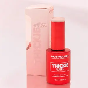 NOTPOLISH THICKIE GEL RUBBER BASE BUILDER GEL IN A BOTTLE
