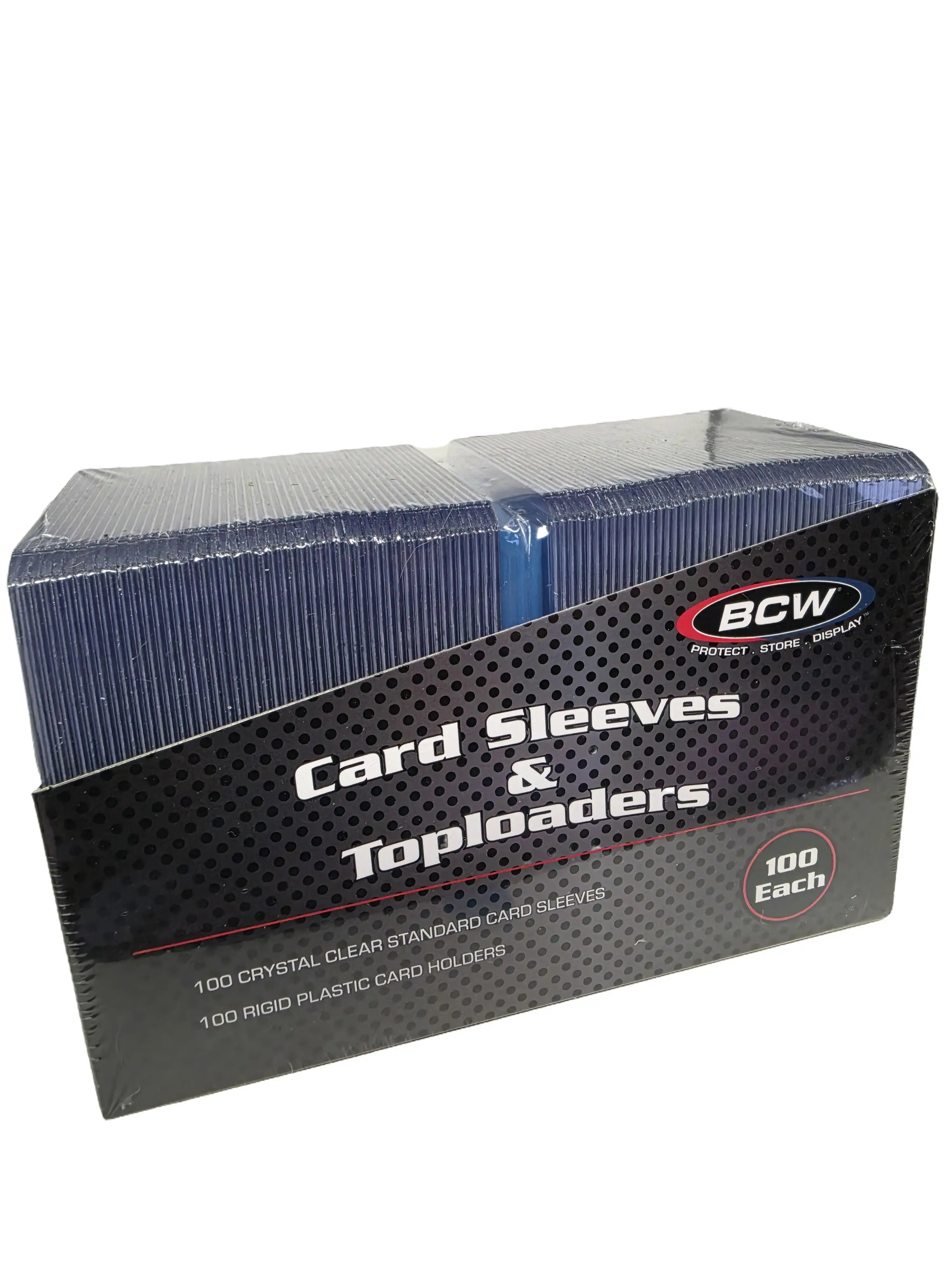 100 Count Card Sleeve and Toploader Combo Pack