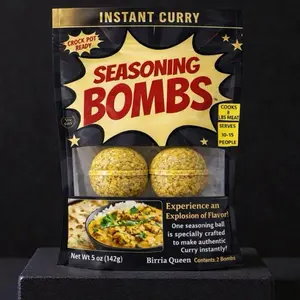 Curry Seasoning Bombs – Aromatic Spice Blend for Instant Curry, Rice & Stews Spicy Curry Seasoning Bombs – Aromatic Spice Blend for Instant Curry, Rice & Stews Spicy
