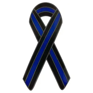 Thin Blue Line Ribbon Sticker