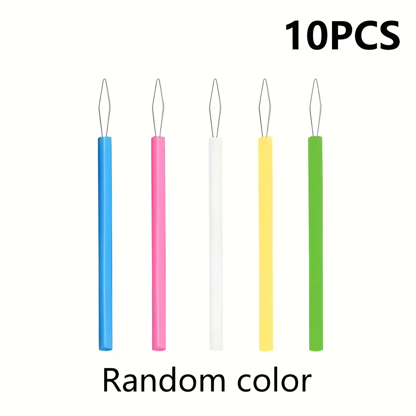 10 Pcs Colorful Plastic Needle Threader Set, Easy Quick Threading Tool for Seniors, Hand Sewing Accessories and Supplies, DIY Sewing Aid Kit, Sewing Tools