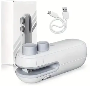 2-in-1 Mini Heat Sealer & Cutter - Portable Food Storage Tool - Magnetic Kitchen Saver