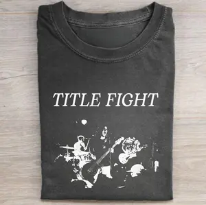 Vintage Title Fight Graphic Tee - Rare Title Fight Band Merch Tee - Short Sleeve Graphic T-shirt - Vintage 90s Graphic Clothing - Title Fight Merch - Gift Shirt - Music Tour Shirt Gift - Top Menswear Womenwear