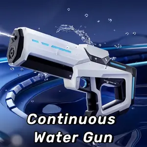 Powerful Water Gun Automatic Continuous Shooting Electric Water Blaster Pistol Water Play Pool Summer Beach Toys For Kids Adult Watergun Waterblaster