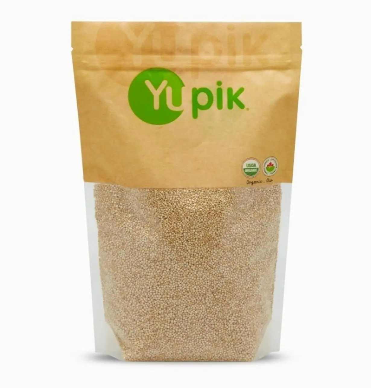 Organic White Quinoa, 2.2 lb (35.2 oz), Non-GMO, Gluten-Free, Kosher, Vegan, Raw White Grains, Unsalted, Oil-Free, Plant-Based Protein, Source of Fiber, Great Replacement for Rice & Pasta