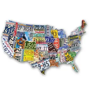 TDC Games USA License Plates Puzzle - 1,000 Pieces