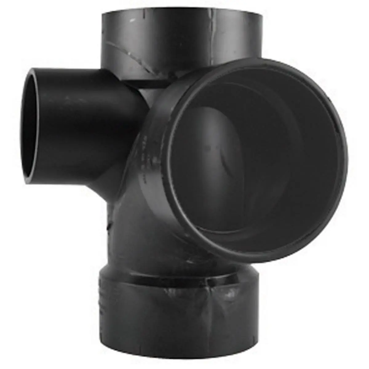 212 MAIN ABS Plastic Sanitary Street Tee - 3 in. Hub x Dia. Water Pipe, DWV Component for Household Appliance Plumbing Parts, end 1 diameter: 3 in., end 2 type: hub, ansi certified: no