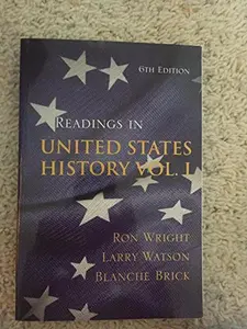 USED Book - READINGS IN U.S HISTORY,VOL.1 by Ron Wright (Paperback) - english