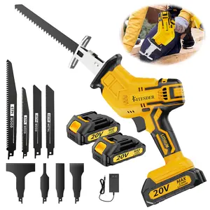 KITESDER 21V Lithium-Ion Cordless Portable Lightweight Electric Handheld Cutting Tool for DIY, Wood Cutting, Tree Branch Trimming