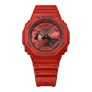G-Shock 2100 Series"Analog Digital" Red Series