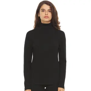 Minus33 - Midweight 100% Merino Wool Women's Turtleneck - Fold-Over Neckline, OEKO-TEX Certified, RWS Certified, Breathable, Moisture Wicking, Anti-Microbial Ideal for Spring, Fall, Winter, Everyday Wear