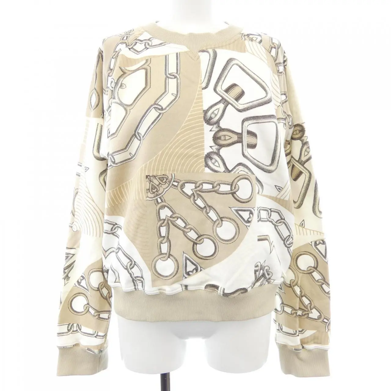 Pre-owned HERMÈS Cotton Small Leather Goods Hermes KALEIDOSCOPE EFFECT Sweatshirt