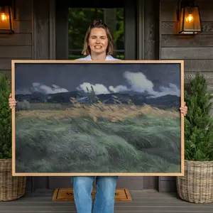 Vintage Extra Large Wall Art | Large Oil Painting Print | Moody Wall Art | Large UnUnFramed Poster Art |  F142 Decor Glossy modern artwork Matte Photo