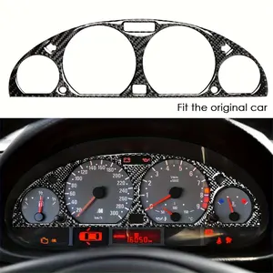 Carbon Fiber Style Dashboard Decal for Bmw E46 M3 1997-2004, High-Quality Car Interior Decorative Accessory, Easy Installation