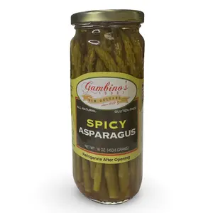 Gambino's New Orleans Spicy Pickled Asparagus, 16 Fl Oz