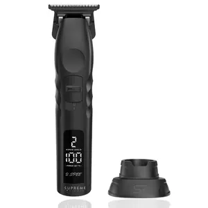 Supreme Trimmer 2Spee with Detachable Blades Two Speed Settings Ultra Quiet Operation Black Manual Clippers