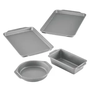 Non-Stick 4 Piece Bakeware Set, Gray, 22.50 x 14.00 x 6.00 Inches