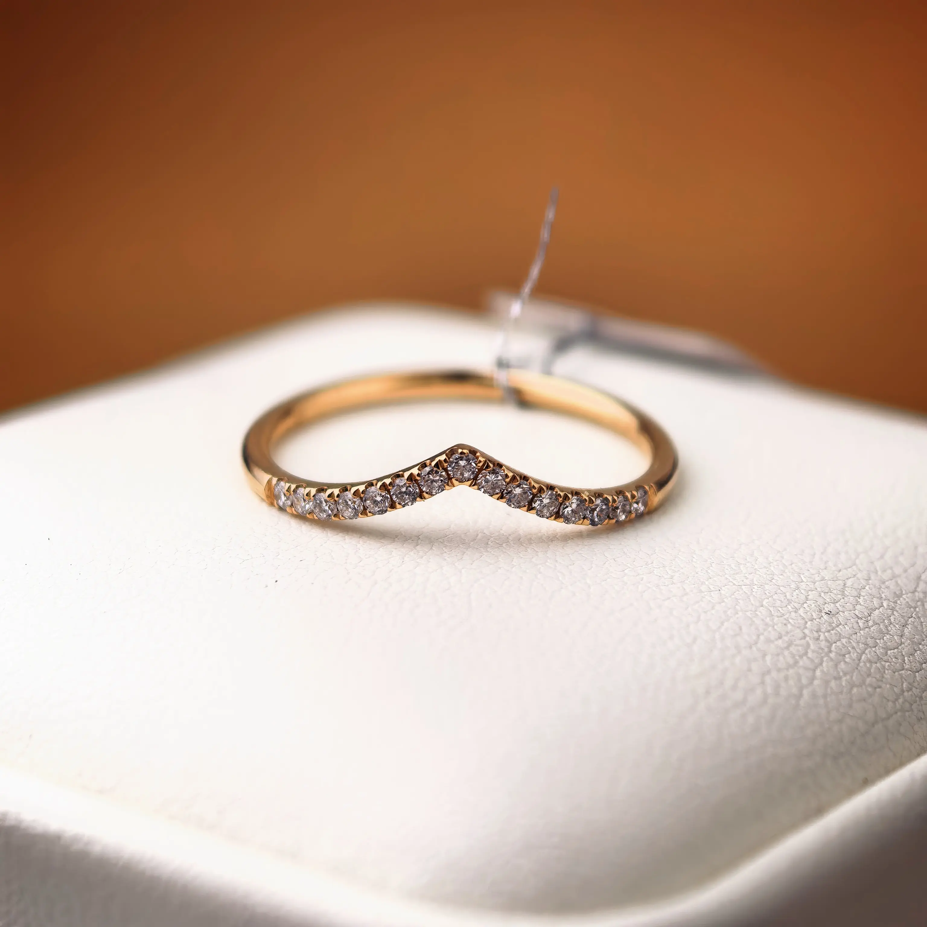 bd014 ring with 14k, yellow color, lab-grown