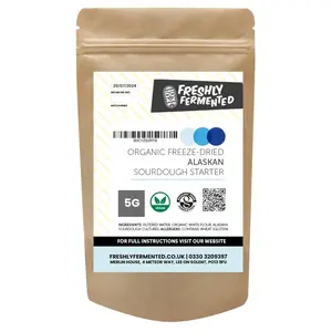 Freshly Fermented - Certifed Organic Freeze Dried Sourdough Starter - Alaskan