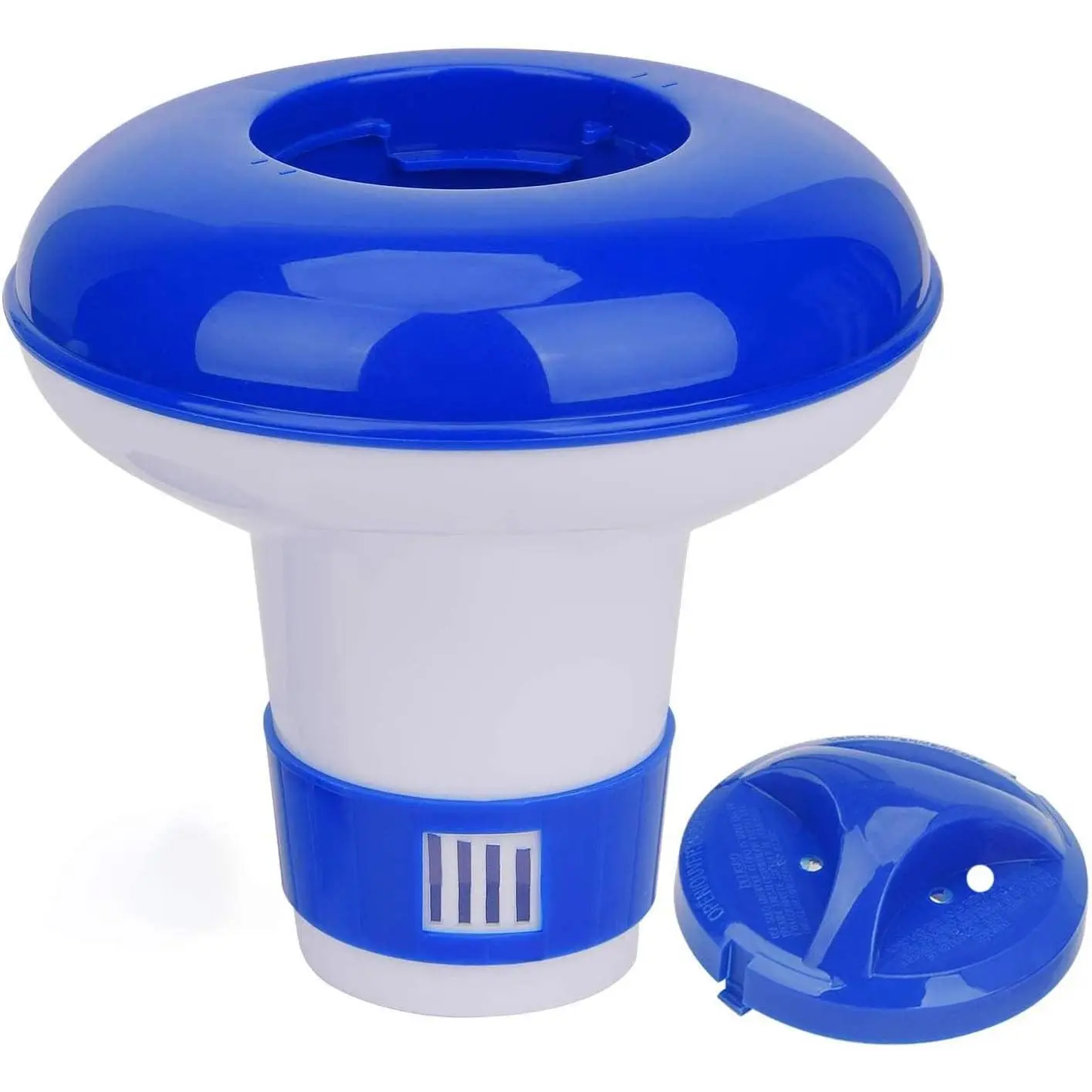 Floating Mini   Dispenser, Chlorine/Bromine Tablet Floater for 1 Inch Tablets, Idea for , Hot Tub &,Fountain, Inflatable & Above-Ground Pools
