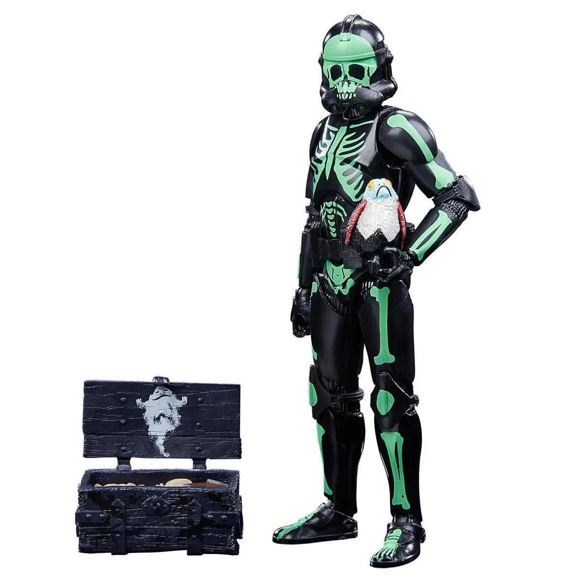 Black Series 6-Inch Clone Trooper & Porg Halloween Edition Action Figure, Ideal for 8-10 Years Olds