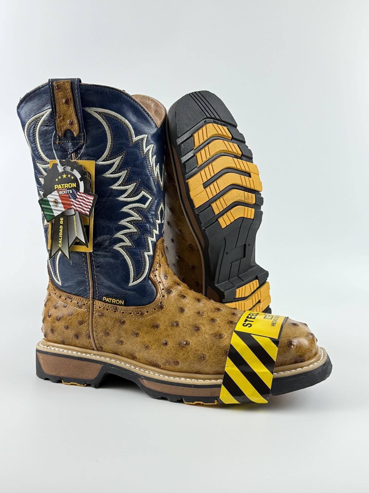 830 Orix Embossed Steel Toe Patron Work Boot Cowhide
