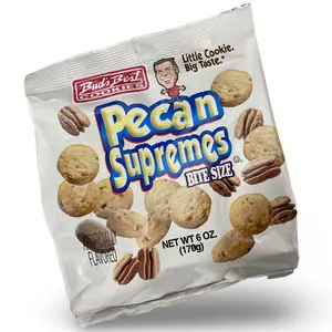 2x Bud's Best Bite Size Pecan Supremes Cookies, 6 Oz Bags