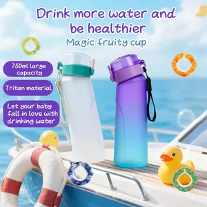 Air Up Flavor Water Bottle with 3 Taste Capsules, BPA-Free Tritan Material, Heat Resistant, Encourages Drinking Plain Water