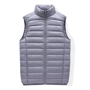 Vest Autumn Winter Lightweight Men's Style Vest Korean Version Casual Fashion Jacket Trendy Cross-Border Plus Size Cotton Jacket
