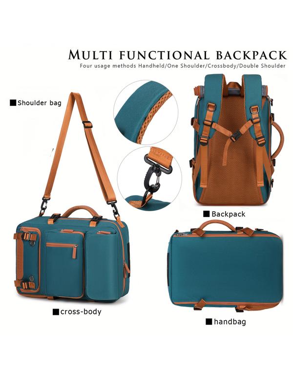 Large Capacity Backpack with Shoe Compartment, Multifunctional Travel Bag, Outdoor Hiking Pack, Unisex Laptop Backpack, Casual Travel Backpack, All Seasons