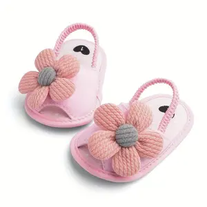 Summer Baby Girl Flower Sandals 0-3-6-10