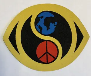 Peace On Mars And Earth Logo Sticker Iron On Patch 3.5