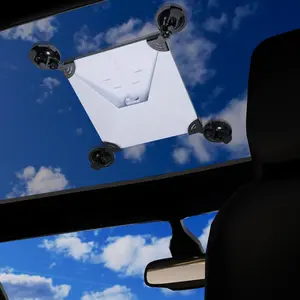 link Mini Suction Cup Mount,  Sunroof and Rear Window Mount for link MIni Antenna, Double-Sided Installation Roof Mount, Portable  Windows  Vacuum Suction Cup Mount