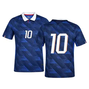 2026 No. 10 Mbappe Blue Short-Sleeve Soccer Jersey