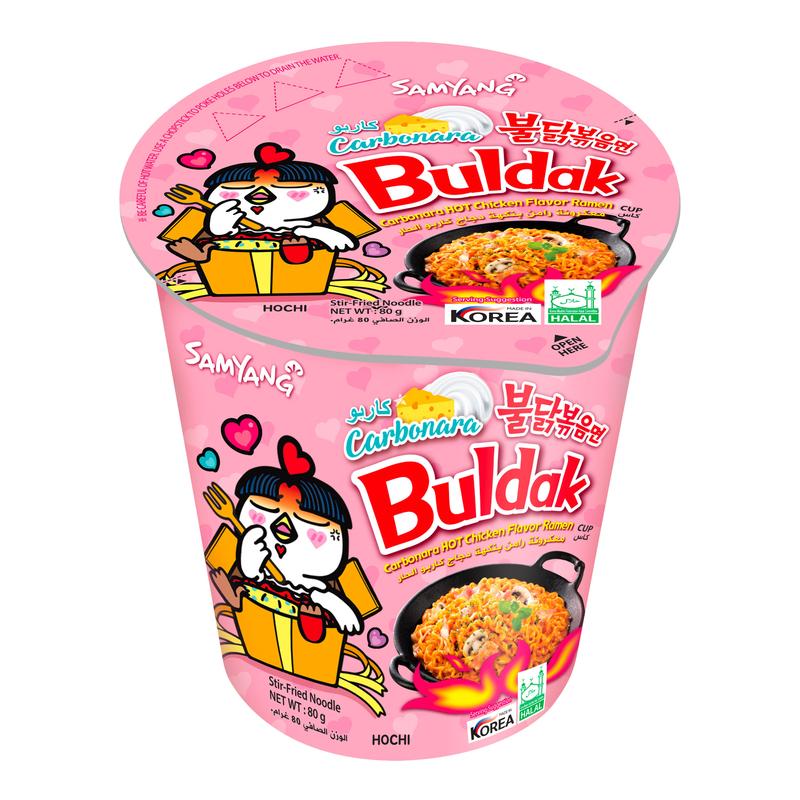 Samyang Buldak Ramen Carbonara Hot Chicken Flavor (cup)