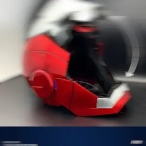 Collectible MK5 Helmet: Smart Voice Control, 3-in-1 Tech, Light-Up & Retractable