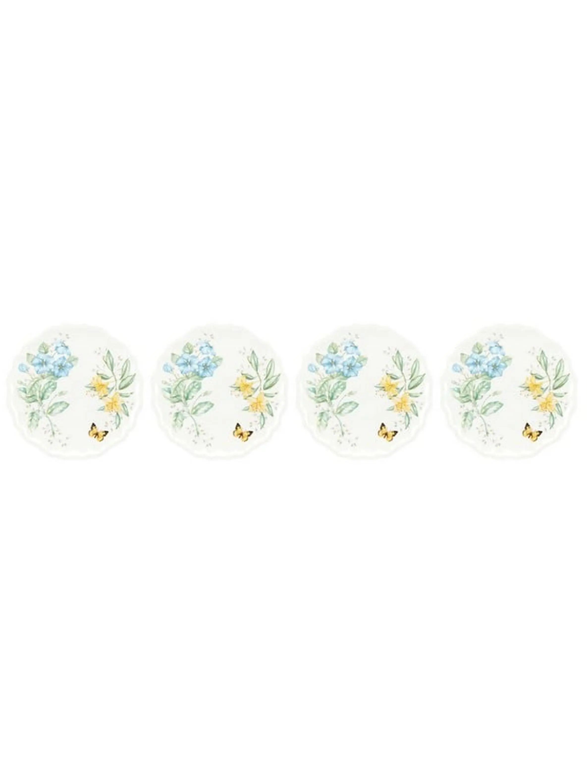 Lenox 856373 Butterfly Meadow Melamine Dinnerware Dinner Plate - Set Of 4