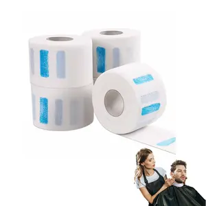 Disposable Barber Neck Paper - Elastic Hairdressing Tool, Waterproof & Sanitary Neck Scarf, Prevents Broken Hair on Neck, Essential for Salon & Barber Shop Hair Care