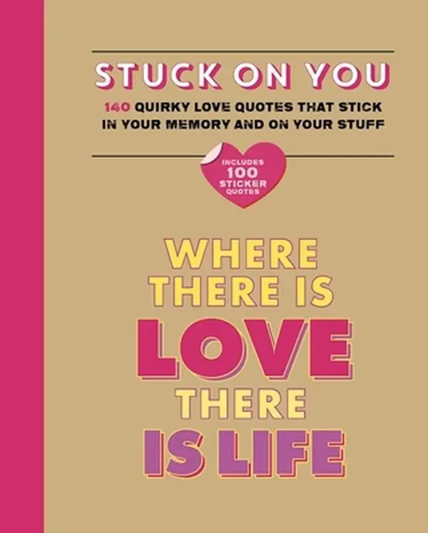 USED - Stuck on You: 140 Quirky Love Quotes Book for Scrapbook Inspiration, Amusing & Enlightening Reads, Gift Tags by Bathroom Readers' Institute (Unknown), Amuse