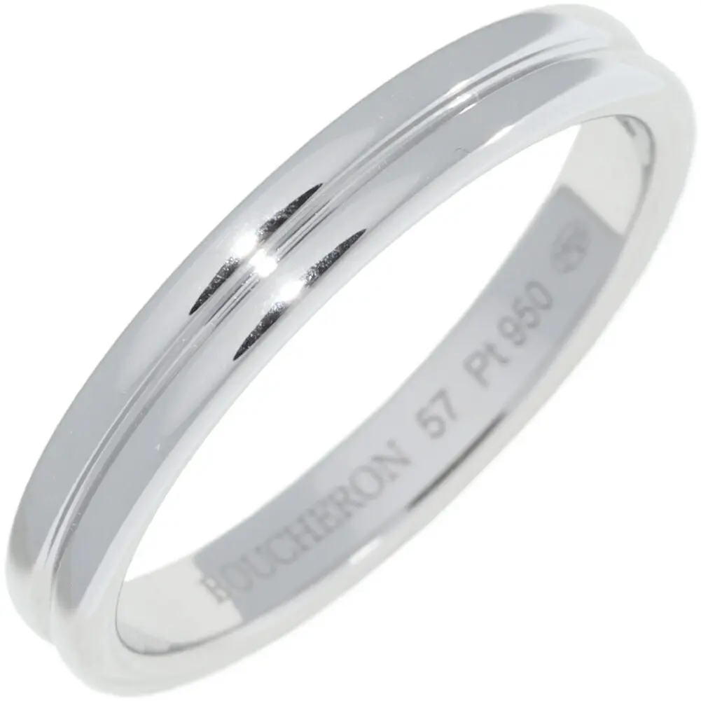 Boucheron Godron Pt950 Ring Size 17