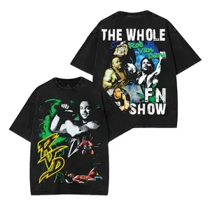 Rob Van Dam RVD “The Whole F’N Show” Vintage T-Shirt, Fashion Cotton, Full Sizes, For Men, For Women
